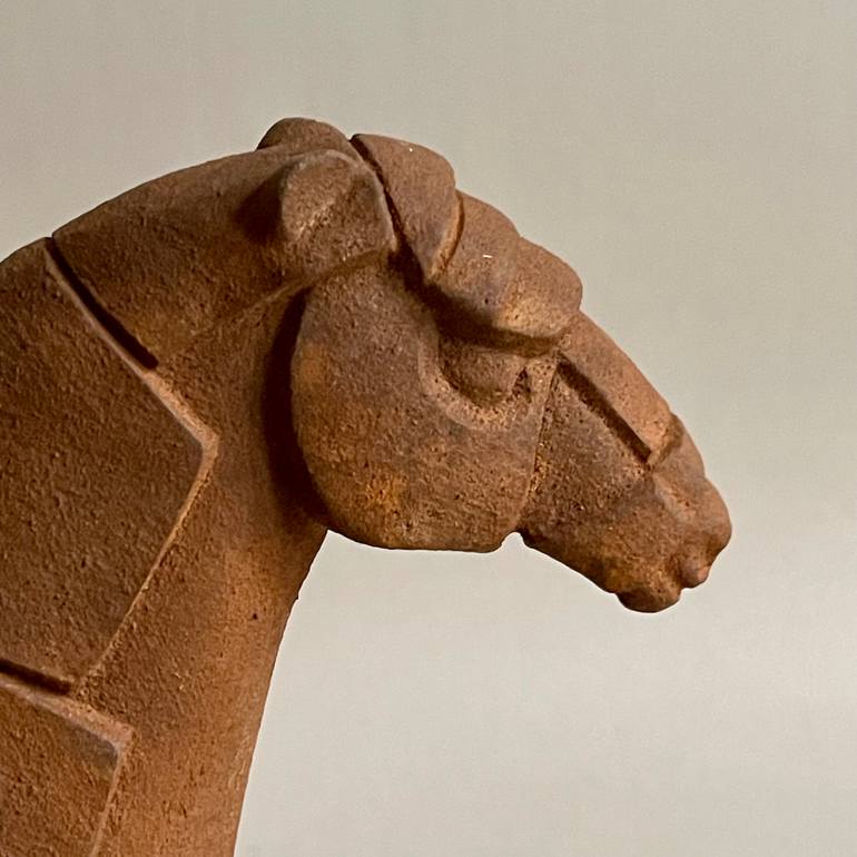 Original Figurative Horse Sculpture by Ihor Bereza