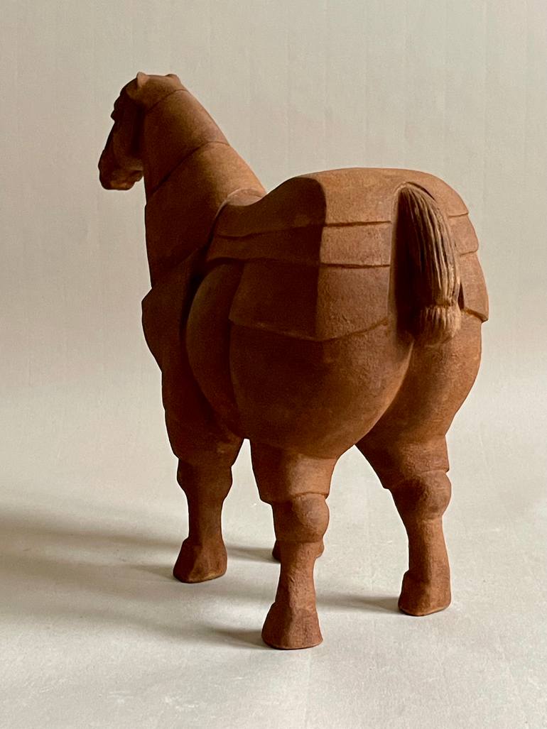 Original Figurative Horse Sculpture by Ihor Bereza