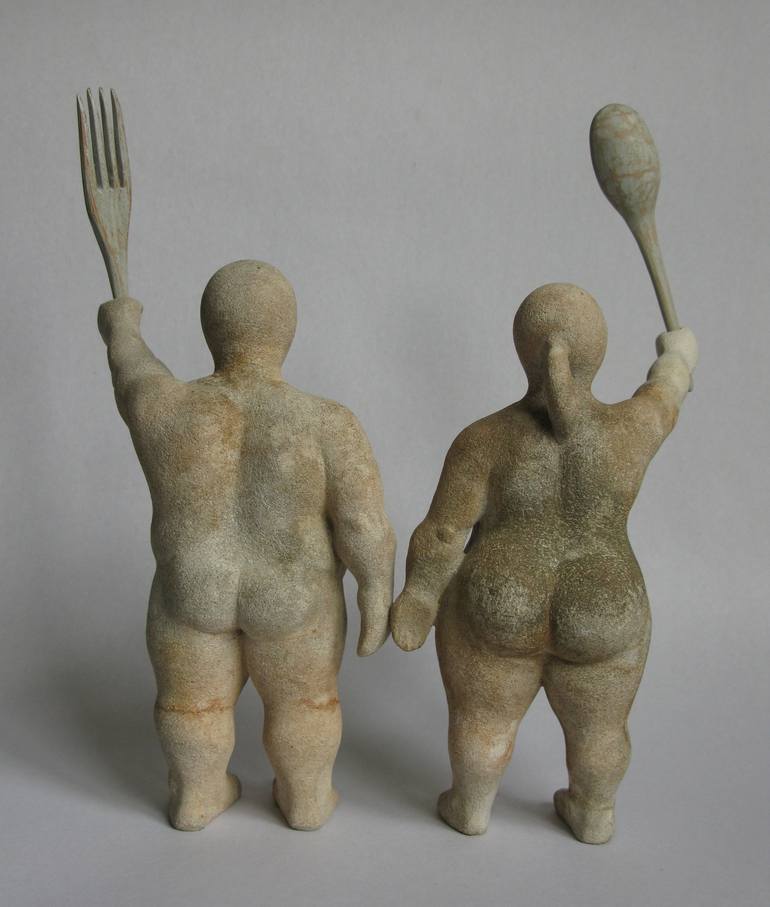 Original Figurative People Sculpture by Ihor Bereza