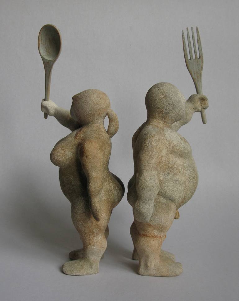 Original Figurative People Sculpture by Ihor Bereza