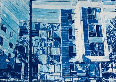 Original Conceptual Architecture Mixed Media by Michael Shaw