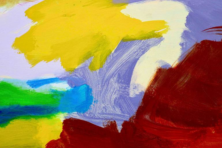 Original Abstract Men Painting by Sabine Kuehner