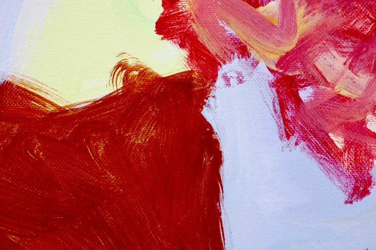 Original Abstract Men Painting by Sabine Kuehner