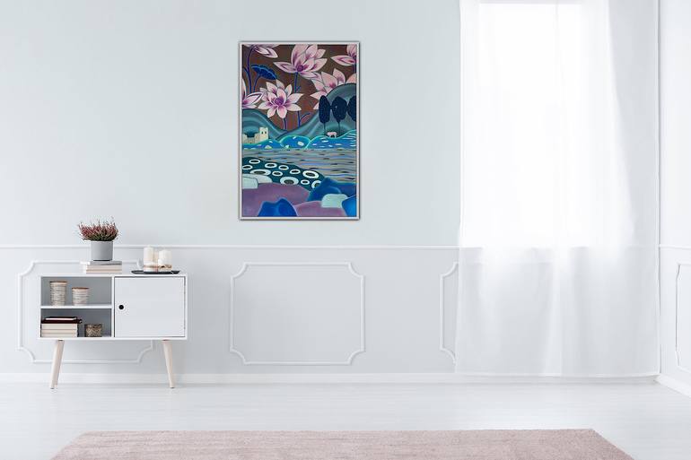 Original Figurative Floral Painting by Helena Revuelta