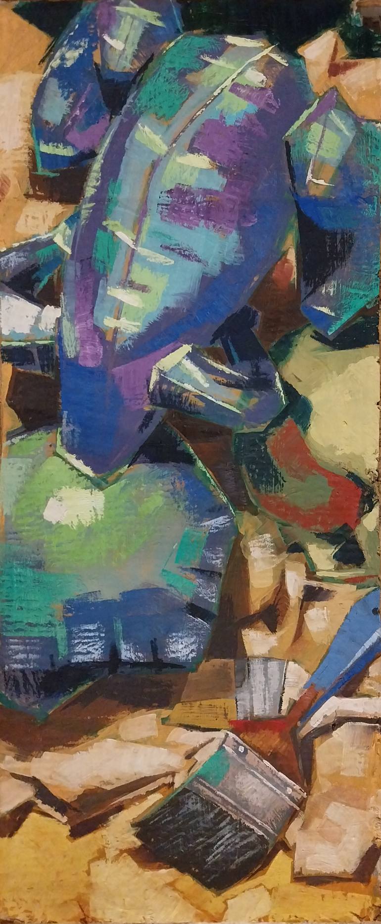 From Life, 2007 (Self-portrait) Painting by R F R | Saatchi Art