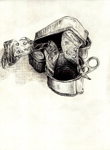 Original Still Life Drawings by r f r