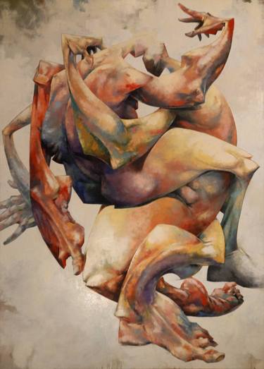 Original Figurative Body Paintings by r f r