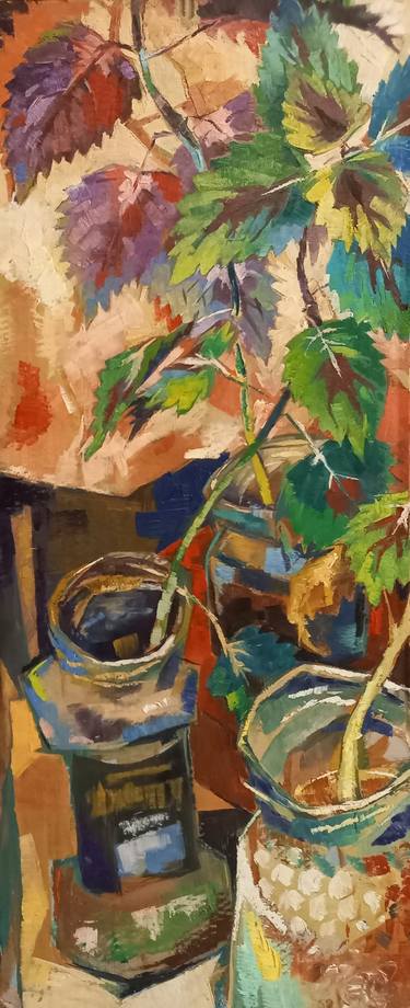 Original Expressionism Still Life Paintings by r f r