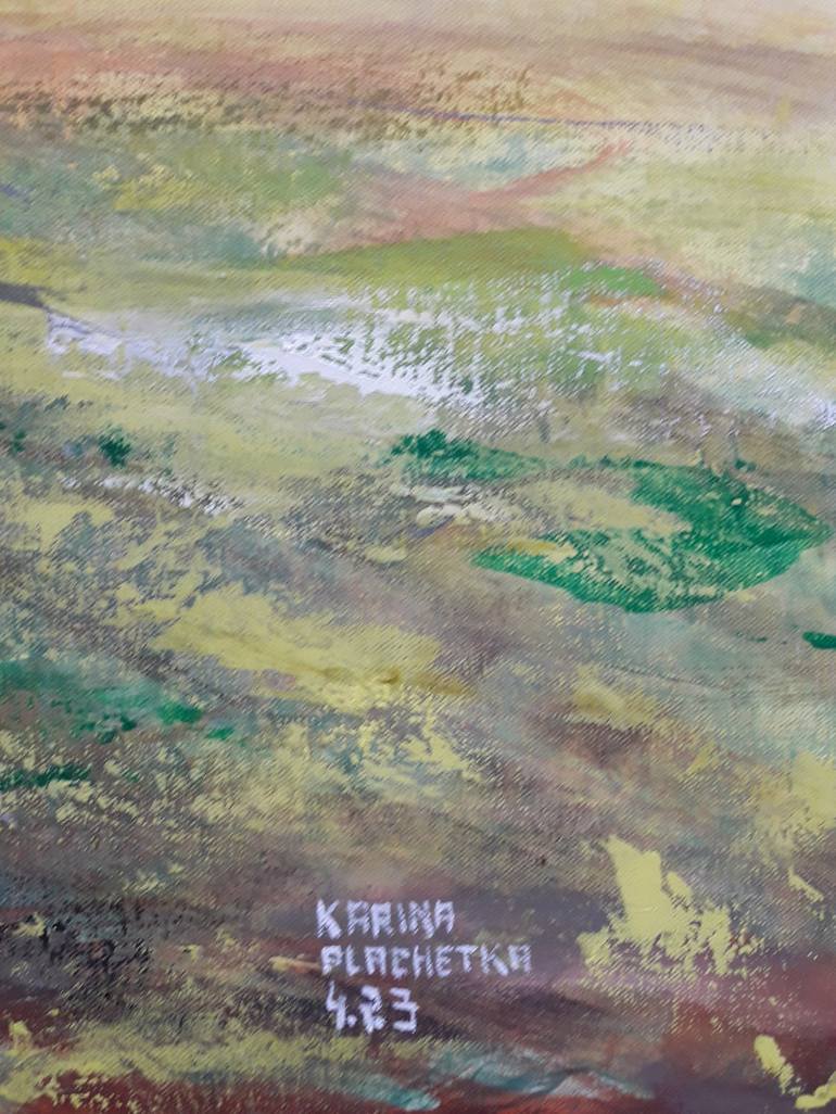 Original Impressionism Landscape Painting by Karina Plachetka