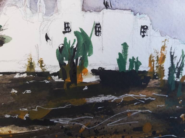Original Expressionism Landscape Painting by Karina Plachetka