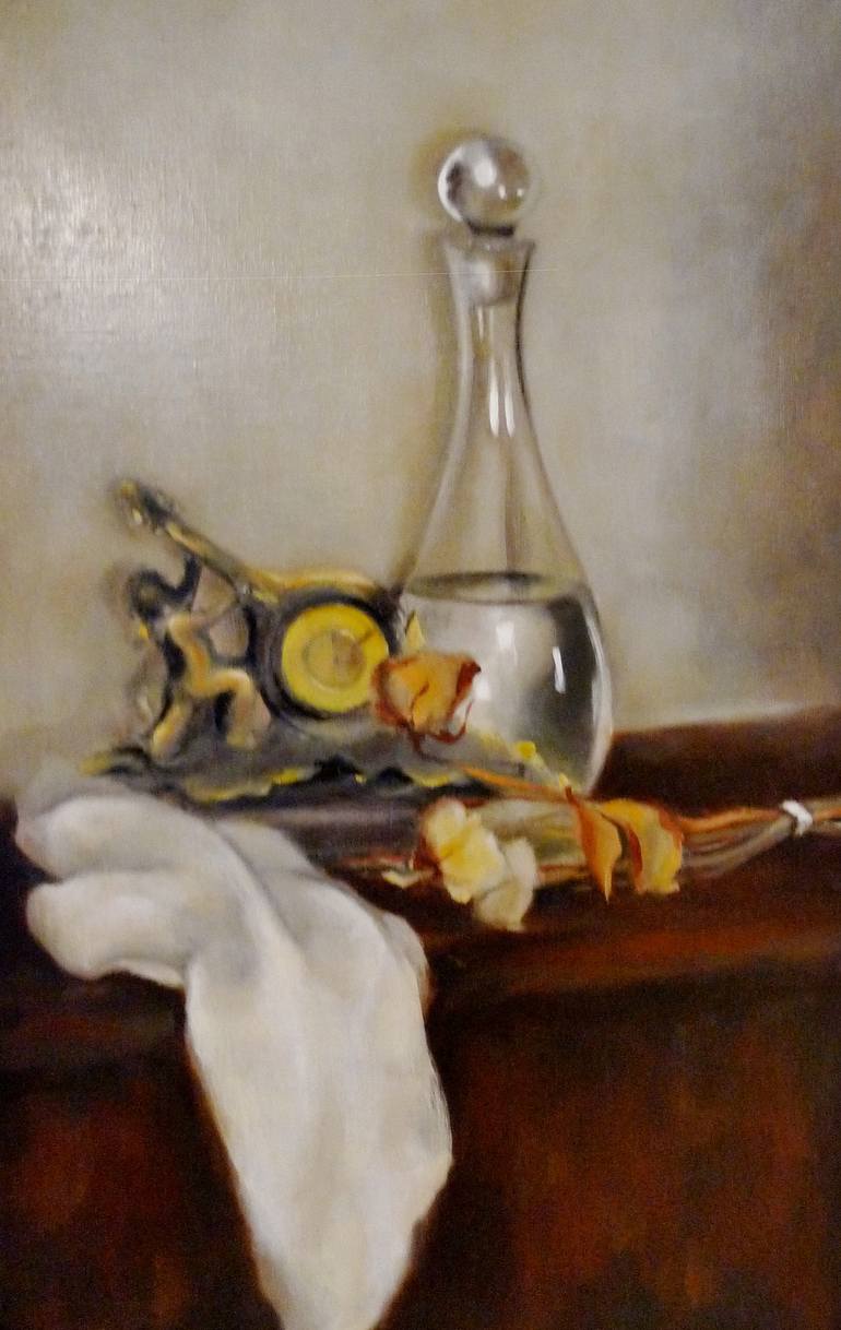 Original Fine Art Still Life Painting by Karina Plachetka