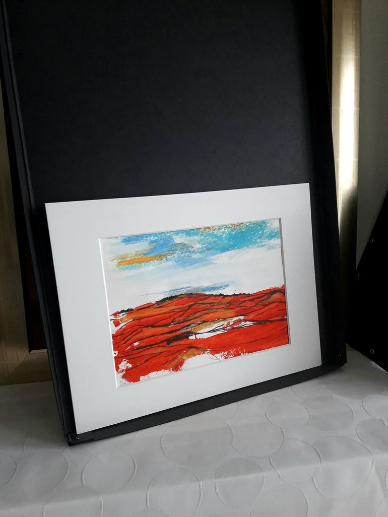 Original Abstract Landscape Painting by Karina Plachetka