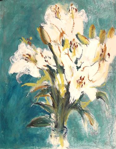 Original Impressionism Floral Paintings by Karina Plachetka