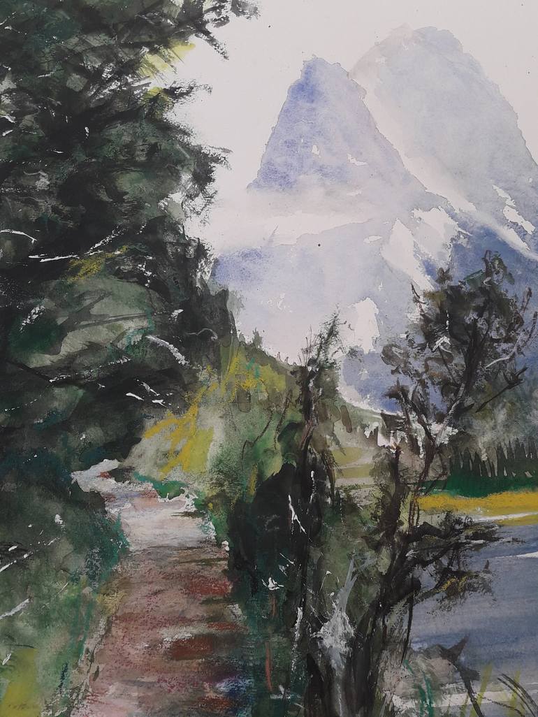 Original Landscape Painting by Karina Plachetka