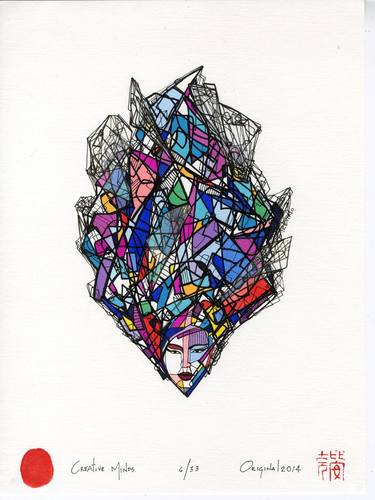 Original Abstract Women Drawings by Bianca Trevino