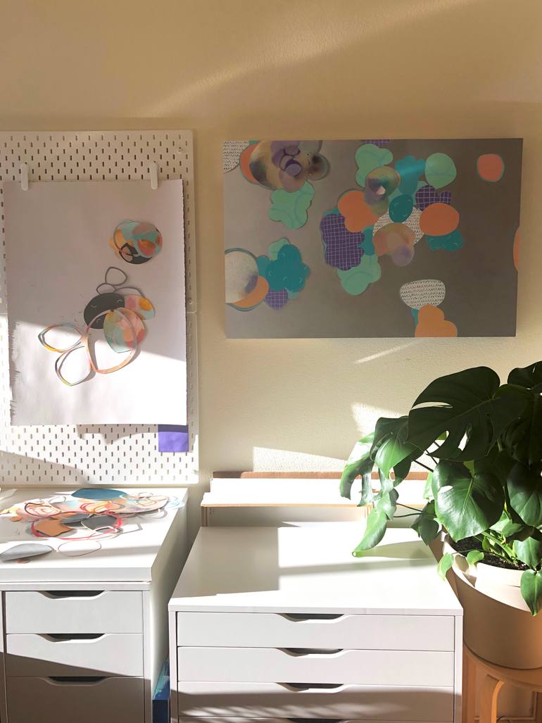 Original Abstract Painting by Wendi Turchan Martin