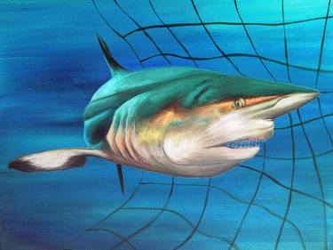 Original Fish Painting by Kyra Kalageorgi