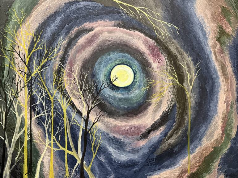 Original Surrealism Abstract Paintings by Xenia Blake