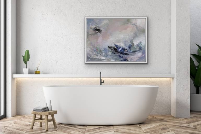 Original Abstract Nature Painting by Christine Scurr