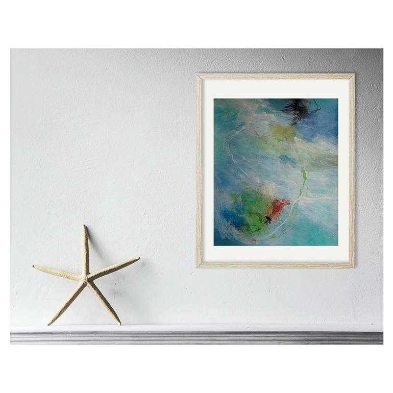 Original Abstract Nature Painting by Christine Scurr