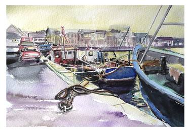 Print of Fine Art Boat Paintings by Noel Manning