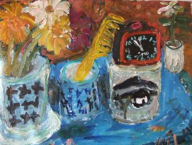 Print of Expressionism Still Life Paintings by Michael Rickard