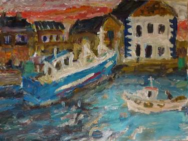 Print of Expressionism Places Paintings by Michael Rickard