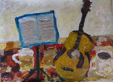 Print of Expressionism Still Life Paintings by Michael Rickard
