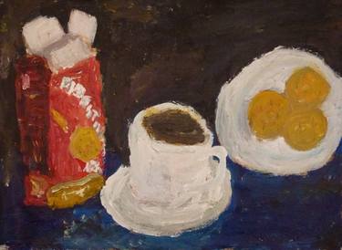 Print of Expressionism Still Life Paintings by Michael Rickard