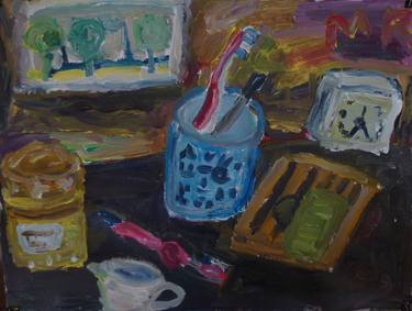 Print of Expressionism Still Life Paintings by Michael Rickard