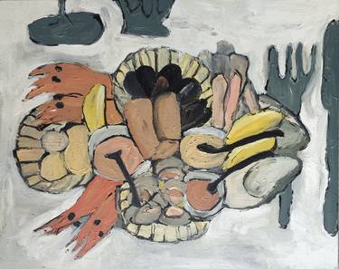 Original Expressionism Food Paintings by Sophie Walraven
