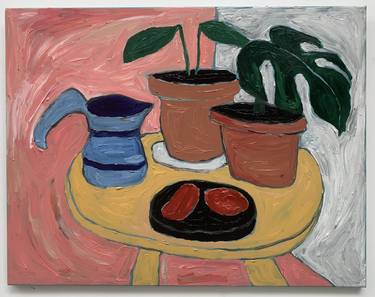 Original Expressionism Still Life Paintings by Sophie Walraven