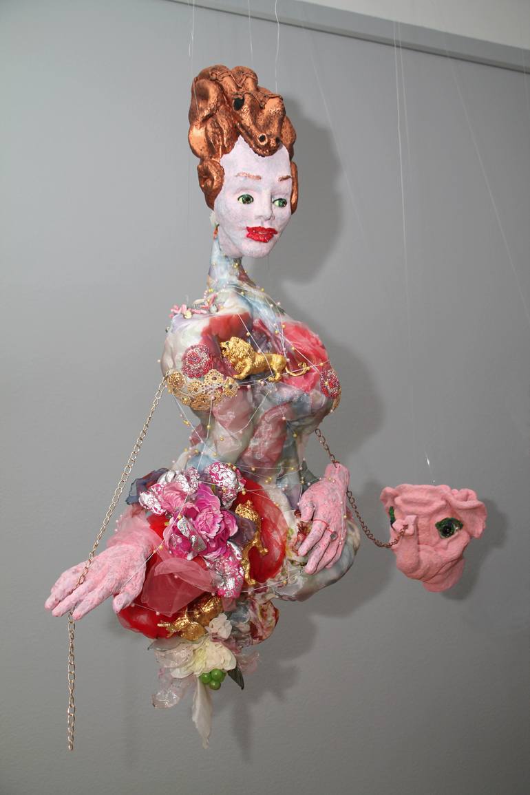 Original Figurative People Sculpture by Velta Emilija Platupe
