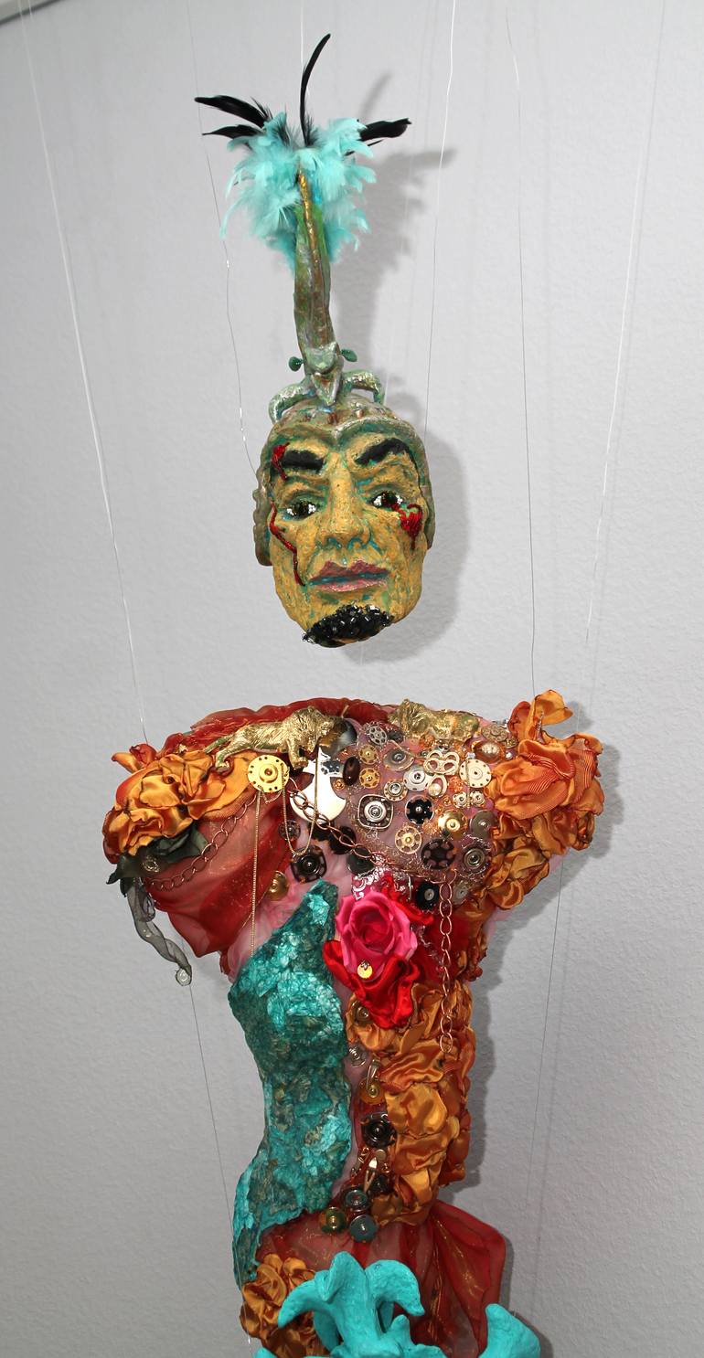 Original Contemporary Men Sculpture by Velta Emilija Platupe