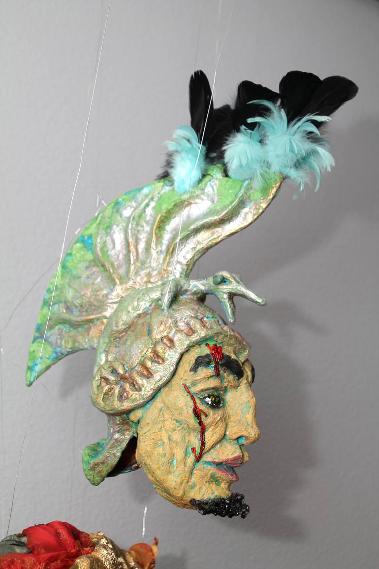 Original Contemporary Men Sculpture by Velta Emilija Platupe