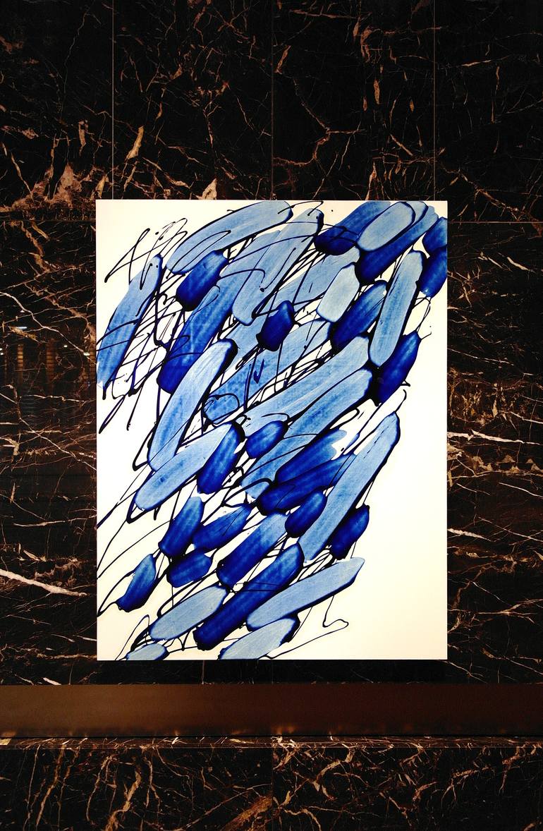 Original Abstract Expressionism Abstract Painting by Seungyoon Choi