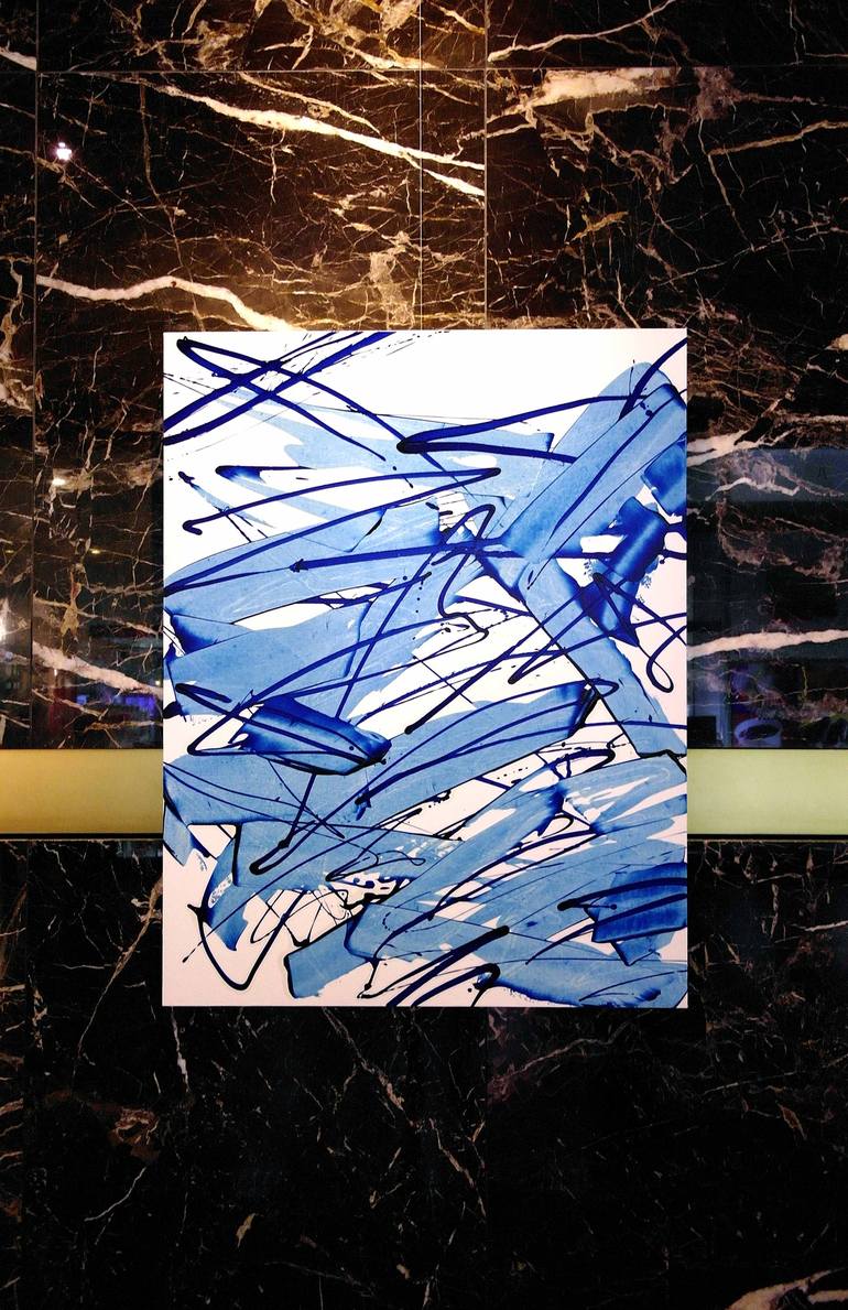 Original Abstract Expressionism Abstract Painting by Seungyoon Choi