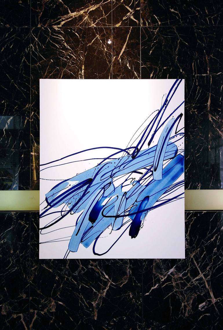 Original Abstract Expressionism Abstract Painting by Seungyoon Choi