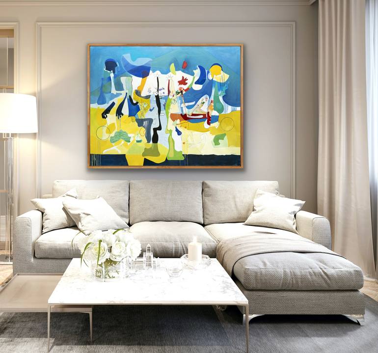 Original Abstract Painting by isabel brinck