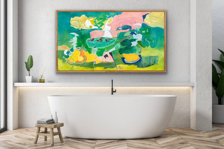 Original Contemporary Abstract Painting by Isabel Brinck