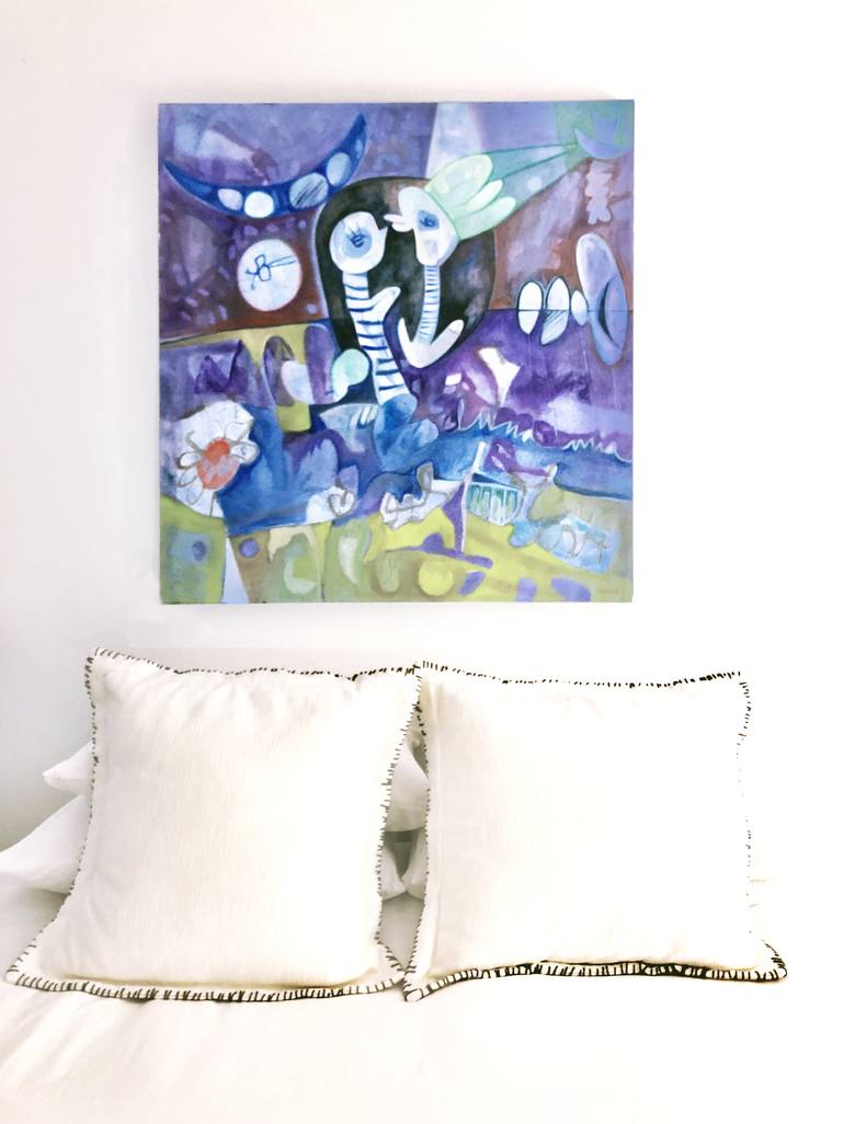 Original Abstract Love Painting by isabel brinck