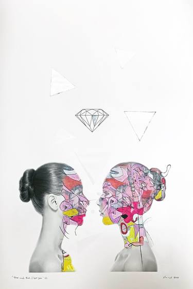 Original Conceptual Women Mixed Media by isabel brinck