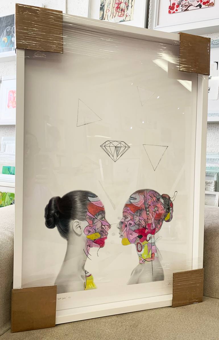 Original Conceptual Women Mixed Media by Isabel Brinck