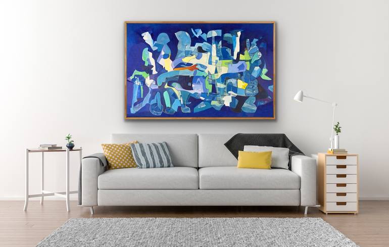 Original Abstract Expressionism Abstract Painting by isabel brinck