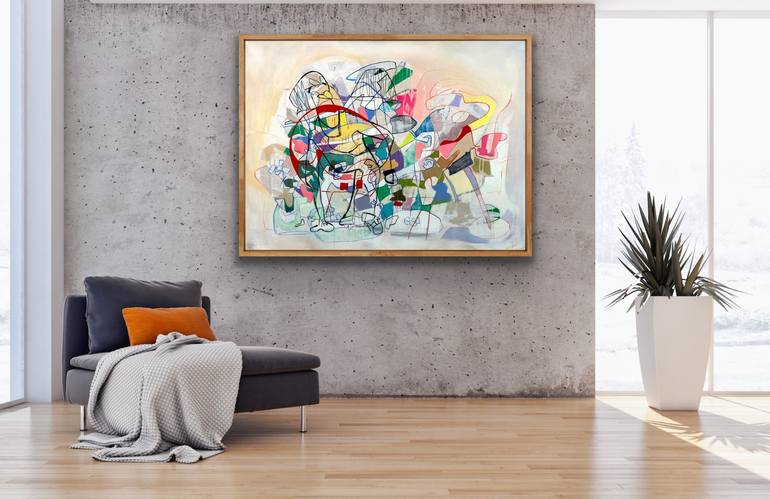 Original Abstract Painting by isabel brinck