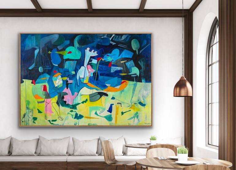 Original Fine Art Abstract Painting by isabel brinck