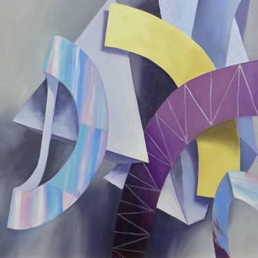 Original Realism Abstract Painting by Mira Kamada