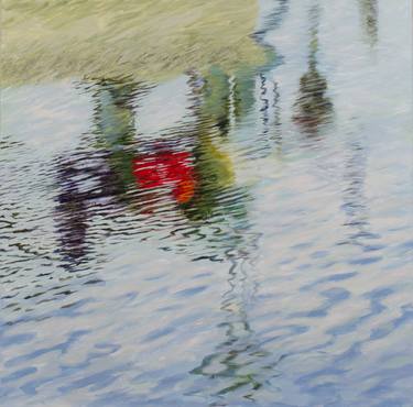 Original Abstract Water Paintings by Mira Kamada