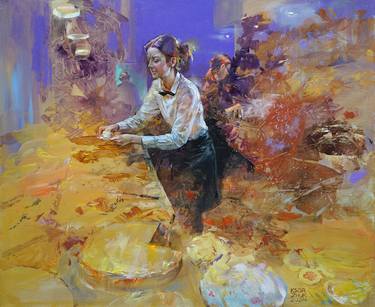 Saatchi Art Artist Igor Zhuk; Paintings, “"Cafe mosaic #10"” #art