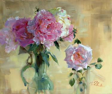 Print of Impressionism Floral Paintings by Igor Zhuk